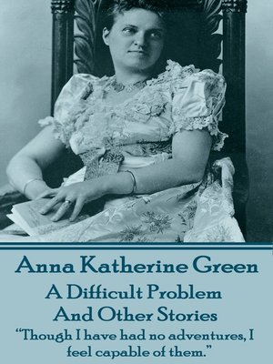 cover image of A Difficult Problem and Other Stories